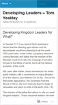 Mobile Screenshot of developingkingdomleaders.com